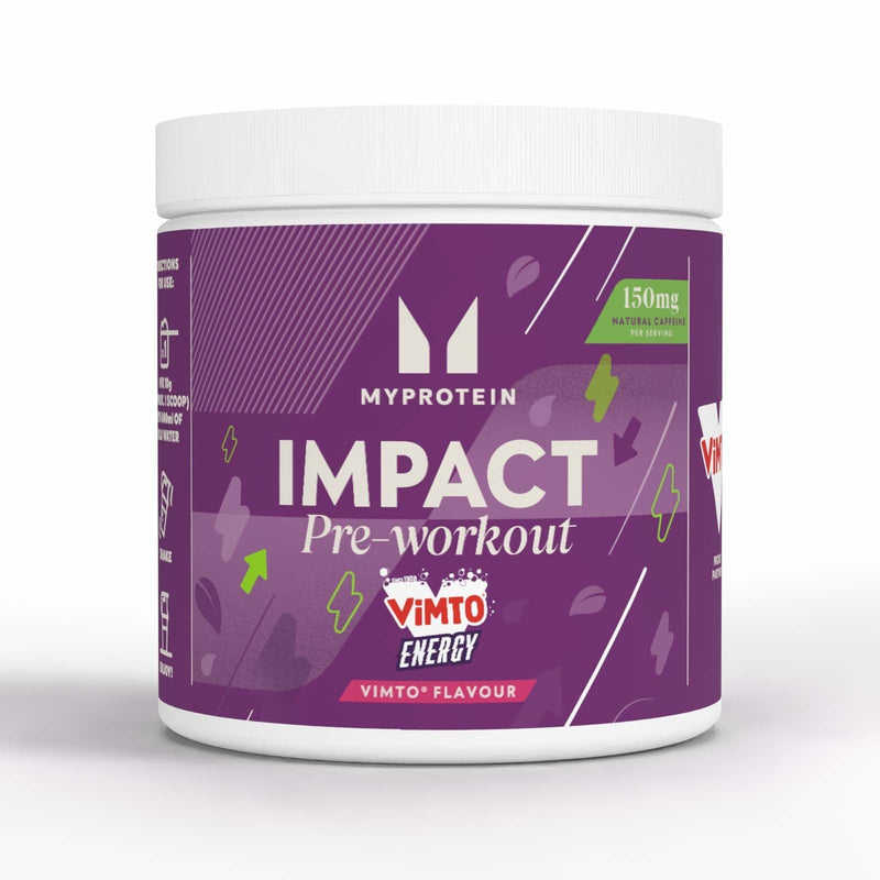 Myprotein Vimto Impact Pre‑Workout – Energy, Focus & Performance Formula with Caffeine, Citrulline & Beta-Alanine | 400 g – 40 Servings | Boosts Training Drive & Workout Intensity