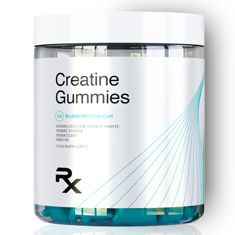 Creatine Gummies 5000mg – Chewable Creatine Supplement 1 Month Supply for Men and Women. Plus B12, B6 & Taurine. 120 Sugar Free & Vegan Creatine Monohydrate Gummies Blueberry Flavour 60 count (Pack of 1)