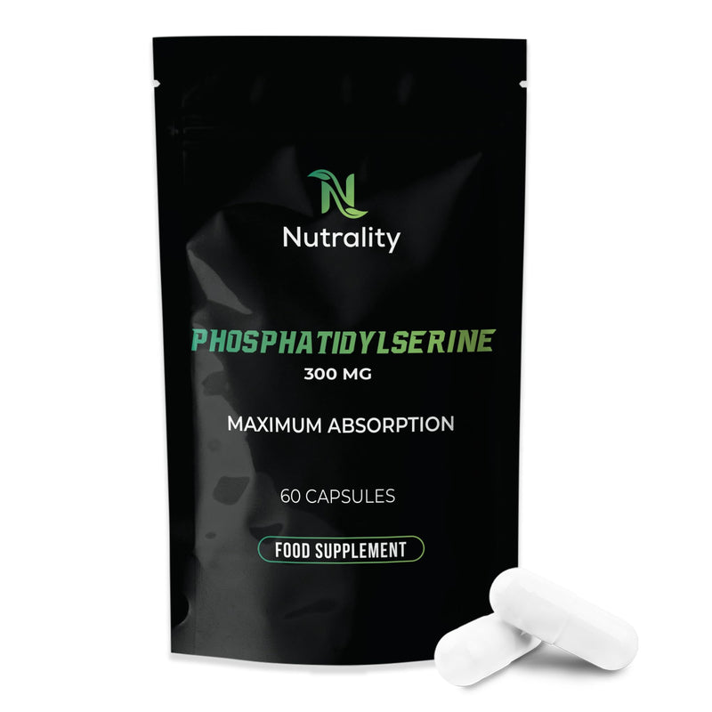 Phosphatidylserine 300mg Nootropic Supplement – 60 Vegan Capsules | Brain Health, Cognition & Memory Support for Men and Women – Non-GMO & Gluten Free Unflavoured