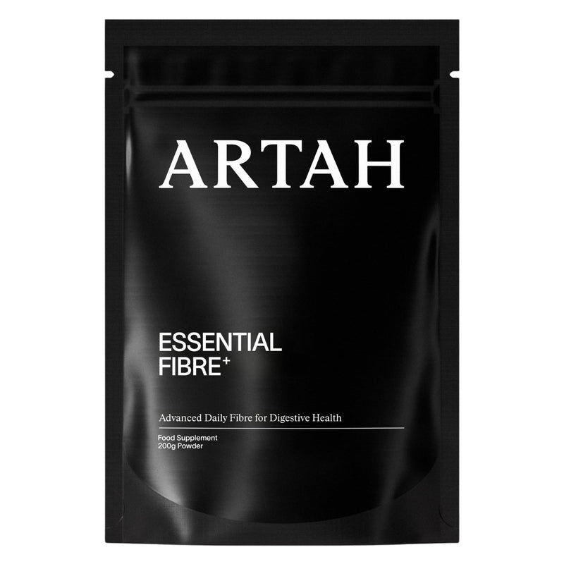 ARTAH Essential Fibre+ – Advanced Daily Fibre Powder with 7 g Plant Fibre per Serving • 11 Botanicals + Low-FODMAP Formula for Digestive Health, Appetite Control & Regularity