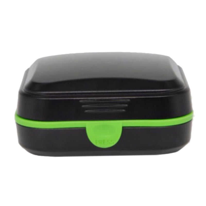 Portable Hearing Aid Holder Small Storage Box with Sealing Cover Shockproof Water-Resistant Protection Case for Outdoor Travel and Daily Use