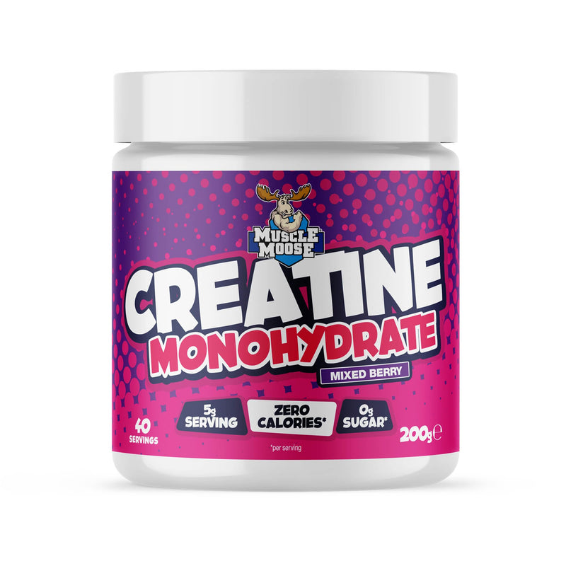 Muscle Moose Creatine Monohydrate 200g - Mixed Berry