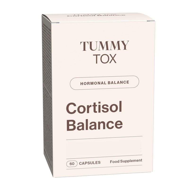 Cortisol Balance Capsules with 600mg of Ashwagandha KSM-66, Rhodiola Rosea, Magnesium, Vitamin B6, and Vitamin B5, 60 Capsules, by Tummy Tox Cortisol Balance 1x