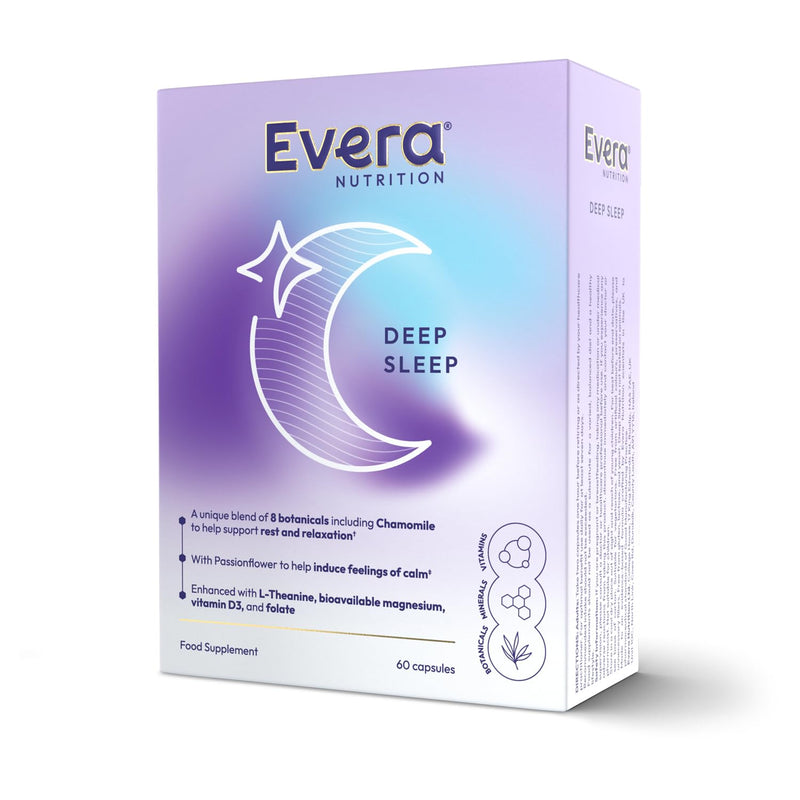 Deep Sleep, 60 Capsules - Supports Rest & Relaxation | Induce Feelings of Calm | 8 Botanicals Including Chamomile & Passionflower + Essential Vitamins & Minerals