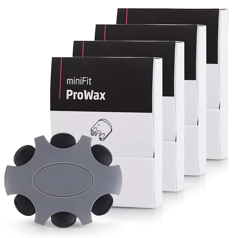 4 Packs/ 24 Pcs Wax Filters Replacement, Hearing Aid Wax Guard Filters ProWax MiniFit, Replacement Clear Cleaning kit Accessory for Oticon