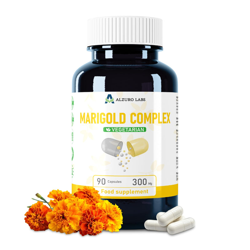 Lutein 30mg, Zeaxanthin 9mg & Meso-Zeaxanthin 9mg | Triple Carotenoid Eye Complex | Normal Vision Support | Vitamin A, C & Zinc | 90 Vegan Capsules | GMP & 3rd Party Lab Tested