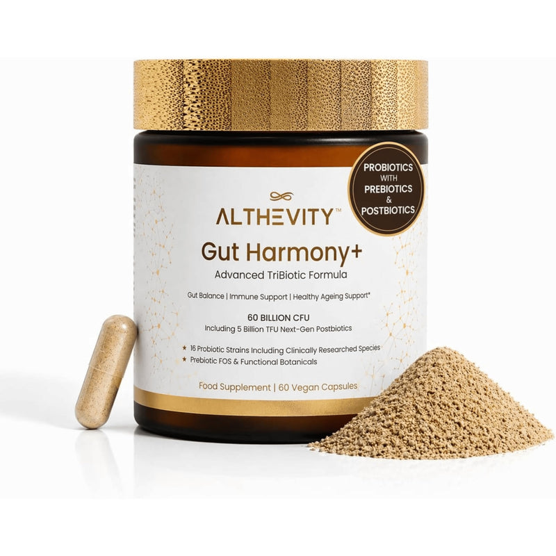 Gut Harmony+ Probiotics for Women & Men with Prebiotics & Postbiotics for Gut Health - 60 Billion CFU, Advanced TriBiotic Formula with Microencapsulation Technology - One Capsule daily - 60 Day Supply
