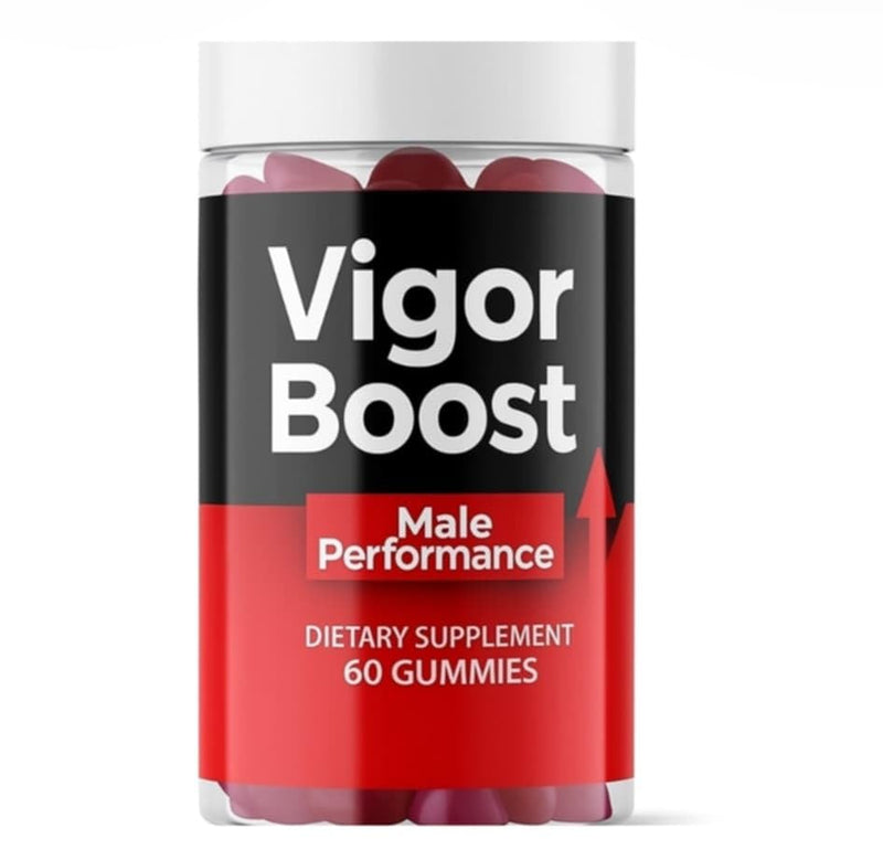 Vigor Boost Male Performance – Energy & Vitality Supplement for Men – Natural Gummies – Supports Stamina, Strength & Wellness - New & Sealed - 60 Gummies