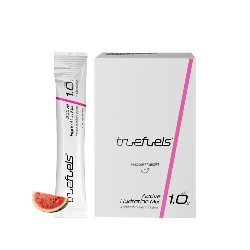Watermelon Electrolyte Mix, 20 Sachets, with Coconut Water, Pink Himalayan Salt, Magnesium & Potassium, Zero Sugar, Natural Flavours (Watermelon) Watermelon