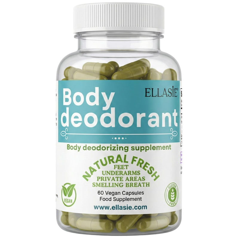 Internal Deodorant Supplement – Full Body Deodorizer for Gut Health, Skin Health, Detox & Digestion Support – Natural Odor Control Chlorophyll Pills for Head-to-Toe Freshness | 60 Capsules