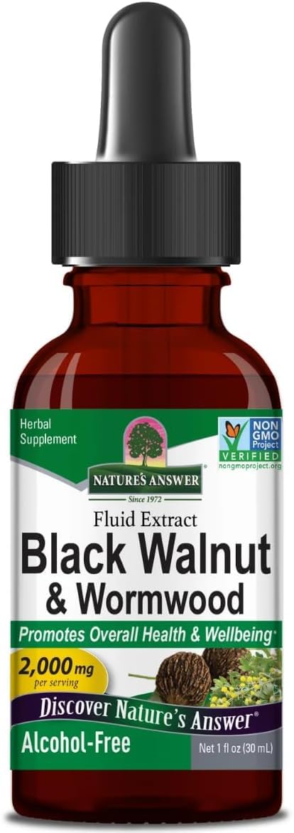 NatureAnswer Black Walnut & Wormwood 30ml