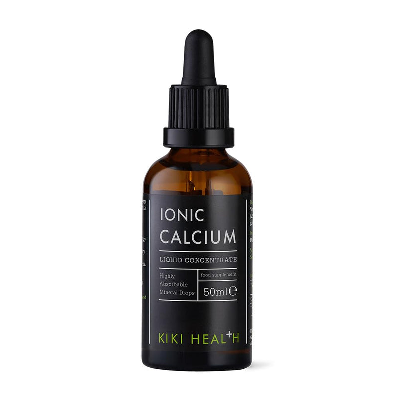 Ionic Calcium Liquid Concentrate 50ml – Bone & Teeth Support – High Absorption Calcium Supplement Drops for Muscle Function, Nerve Transmission & Energy Metabolism, 240mg 30% RI/Serving