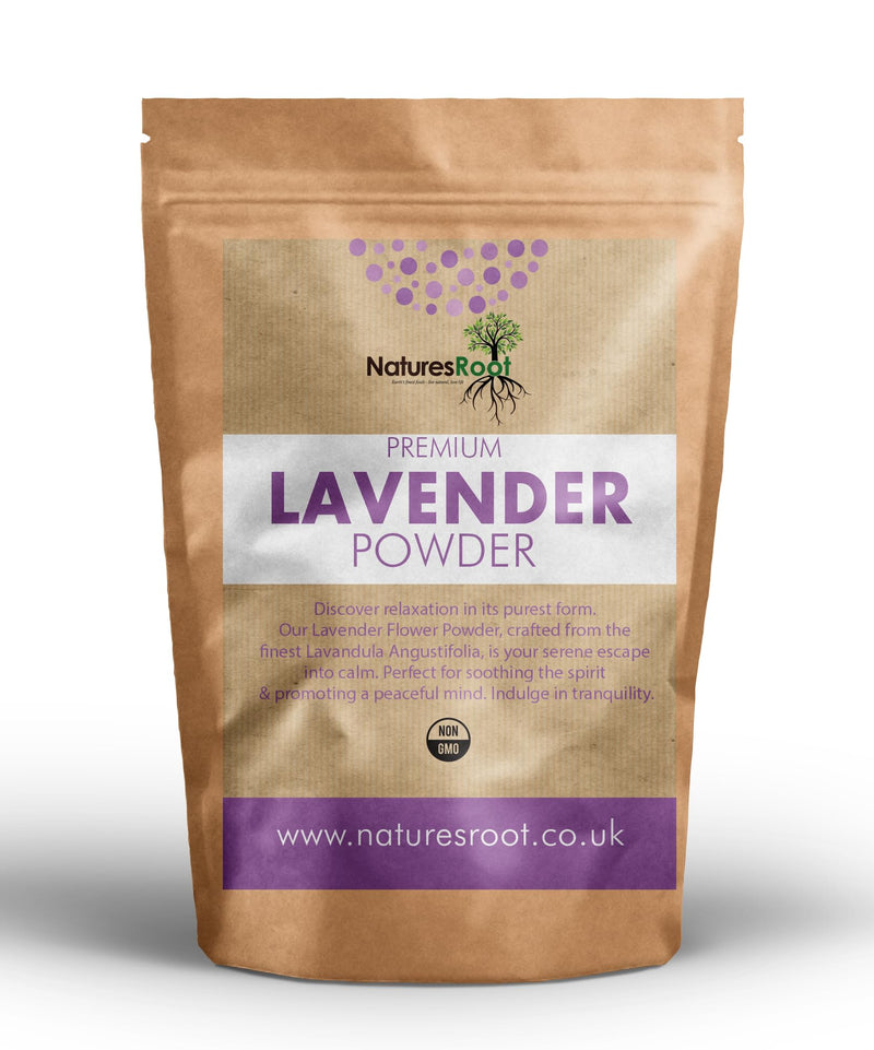 Lavender Powder – Premium Culinary Lavender Flower Powder by Nature’s Root – Finely Milled Lavandula Angustifolia for Lattes, Baking, Teas & Recipes – Vegan, Pure & Aromatic (1kg) 125 g (Pack of 1)