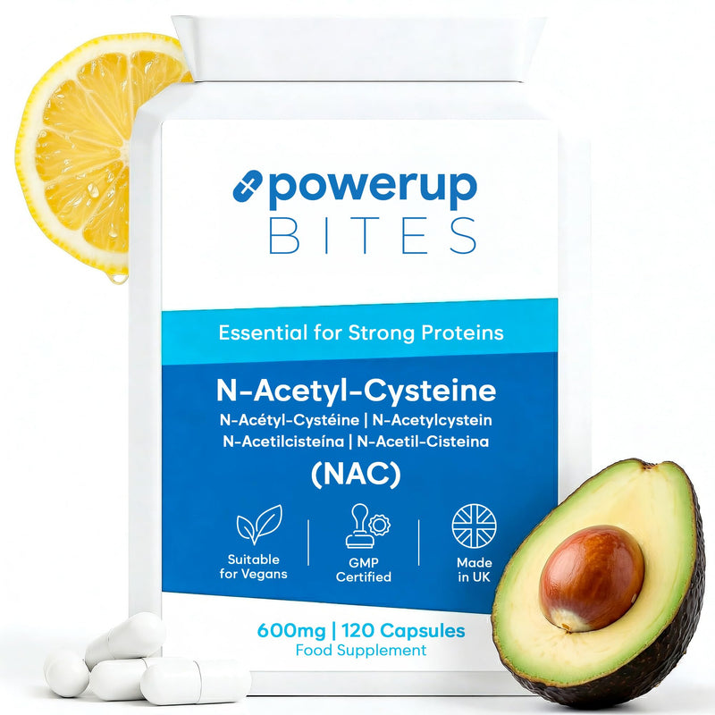 NAC Supplement N-Acetyl-Cysteine 600mg Capsules | High Strength 120 Tablets | UK Manufactured | Antioxidant, Glutathione Precursor, Immune Support | for Liver Detox & Respiratory Support