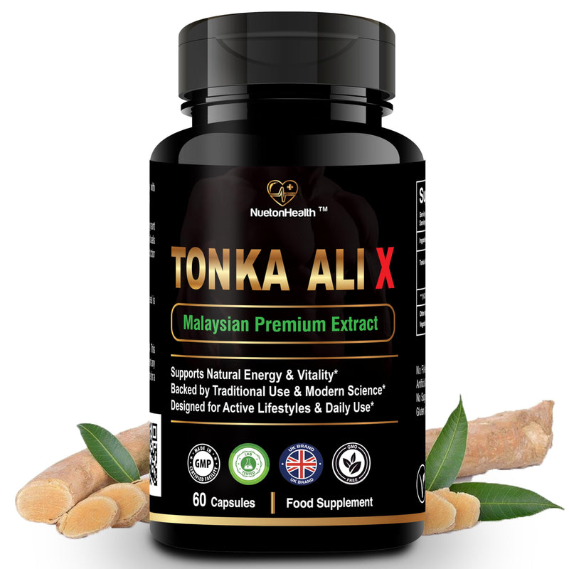 Tonka Ali X – Premium Malaysian Root Extract for Daily Energy & Wellness – Plant-Based Daily Support – 60 Vegan Capsules