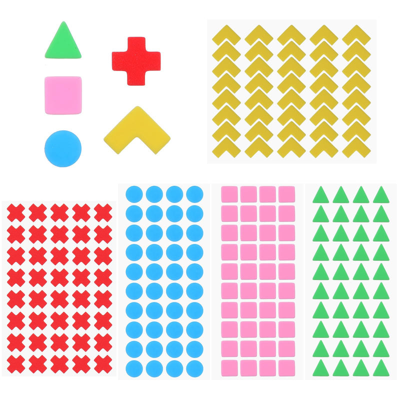 200Pcs Bump Dots for Visually Impaired, Adhesive Silicone Braille Stickers, Assorted Sizes Low Vision Aids Raised Tactile Dots for Blind, Low Vision, Elderly (Green, Pink, Blue, Yellow, Red)