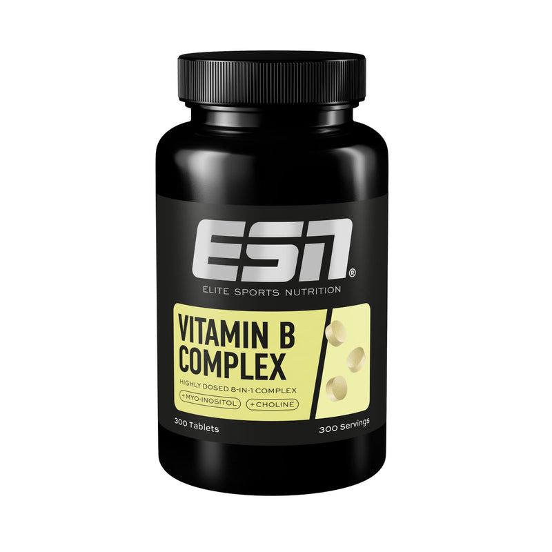 ESN Vitamin B Complex, 300 Tablets, 8-in-1 Complex, with myo-inositol and Choline, Vegan