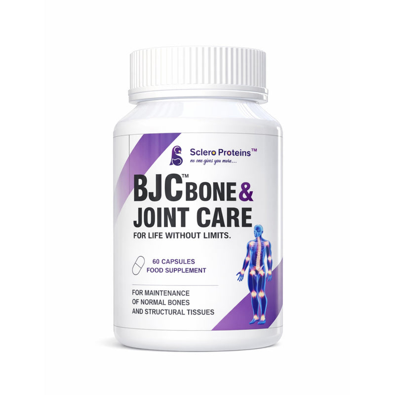 BJC Bone & Joint Support – Calcium, Collagen with Hyaluronic Acid & 25+ Minerals – Sugar, Gluten & Preservative Free – 60 Capsules