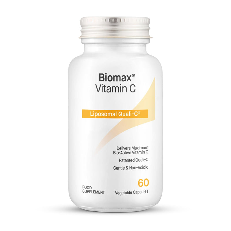 Coyne Biomax – Vitamin C Liposomal 500mg – High Absorption Immune System Booster Supplements for Men & Women with Quali-C – Collagen Booster & Antioxidant Supplement - 60 Vegan Capsules