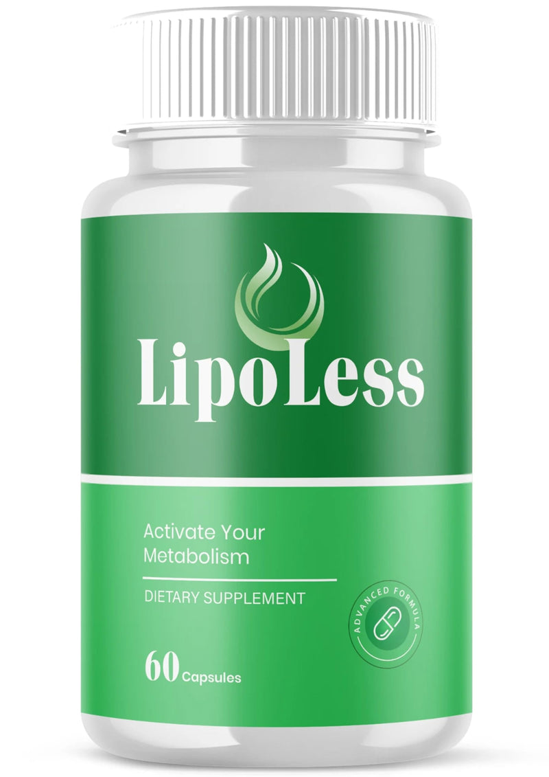 LipoLess Metabolism Support Supplement – Advanced Formula to Support Metabolic Function – Daily Wellness & Energy Support – Dietary Supplement – 60 Capsules