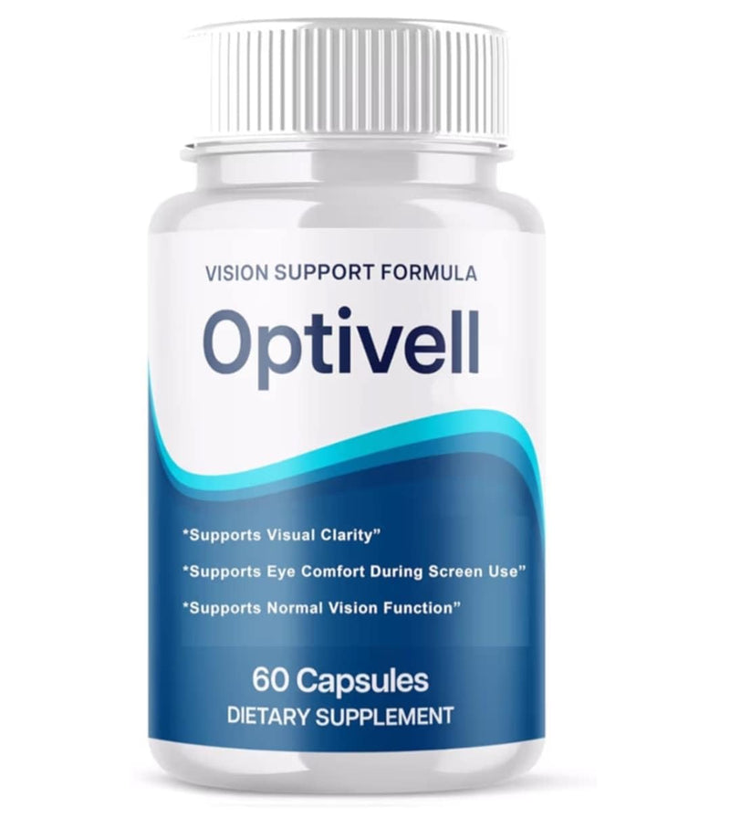 Optivell Vision Support Supplement – Eye Health & Visual Function Support – Daily Vision Support Formula – 60 Capsules