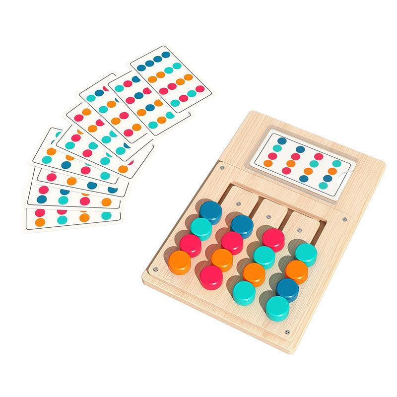 Games for Dementia, Wooden Dementia Games with 12 Cards, Colour Memory Activity for Dementia Sufferers