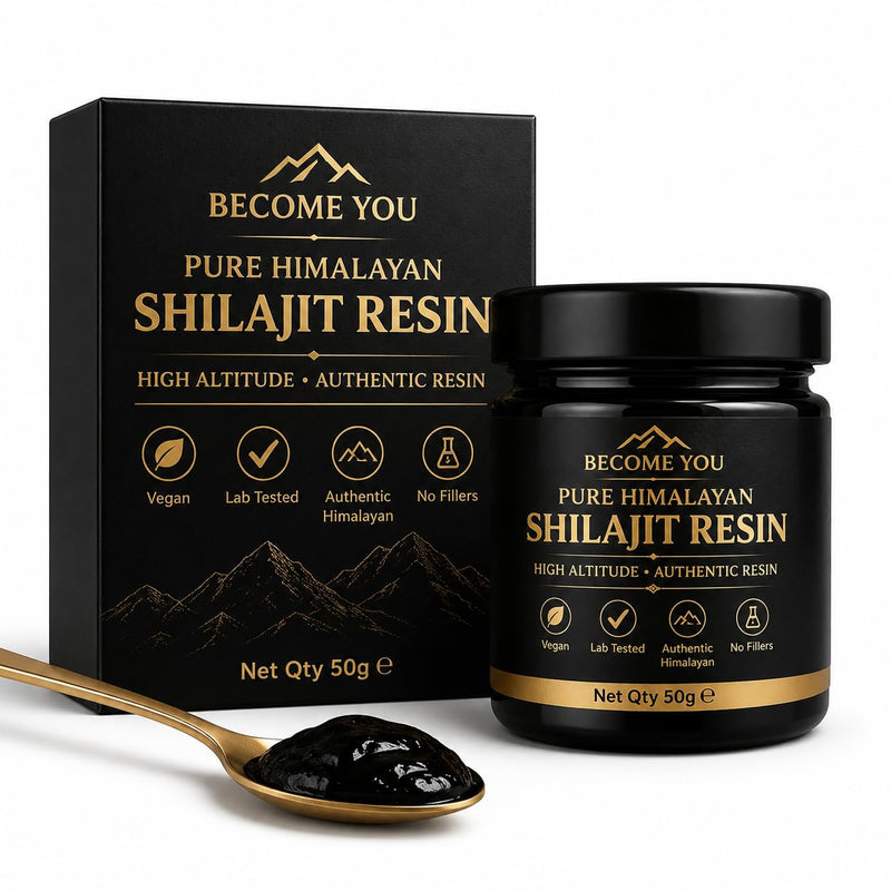 Pure Himalayan Shilajit Resin, 50g, Authentic High Altitude, Lab Tested, Vegan, Heavy Metals Tested, Traditional Mineral Complex, Energy & Vitality Support