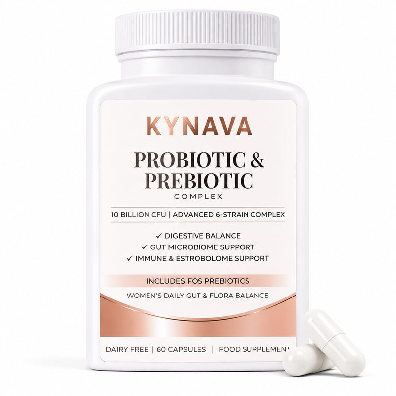 Women's Probiotics Menopause Supplements – 10 Billion CFU with L. Reuteri, L. Rhamnosus & L. Plantarum, Lactobacillus for Gut Health, Bloating Relief & Intimate Flora – 60 Vegetarian Capsules