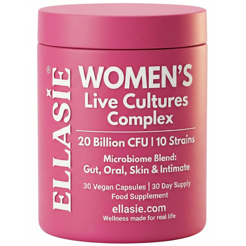 Women’s Live Cultures Complex 20 Billion CFU | 10 Strains | Multi Strain Bio Cultures with Lactobacillus, Bifidobacterium & Bacillus Coagulans + Dandelion & DGL Liquorice | Vegan 30 Day Supply