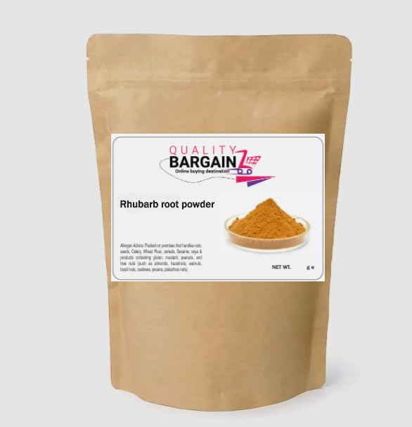 Quality Bargain Rhubarb Root Powder, Grade A Premium Quality - 100 Grams