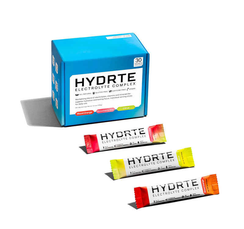 Electrolyte Complex – Multi-Flavour Electrolytes Sachets Variety Pack, Sugar Free Electrolytes Powder with Sodium, Potassium & Magnesium – Hydration Sachets for Daily Wellness, 30 Sachets