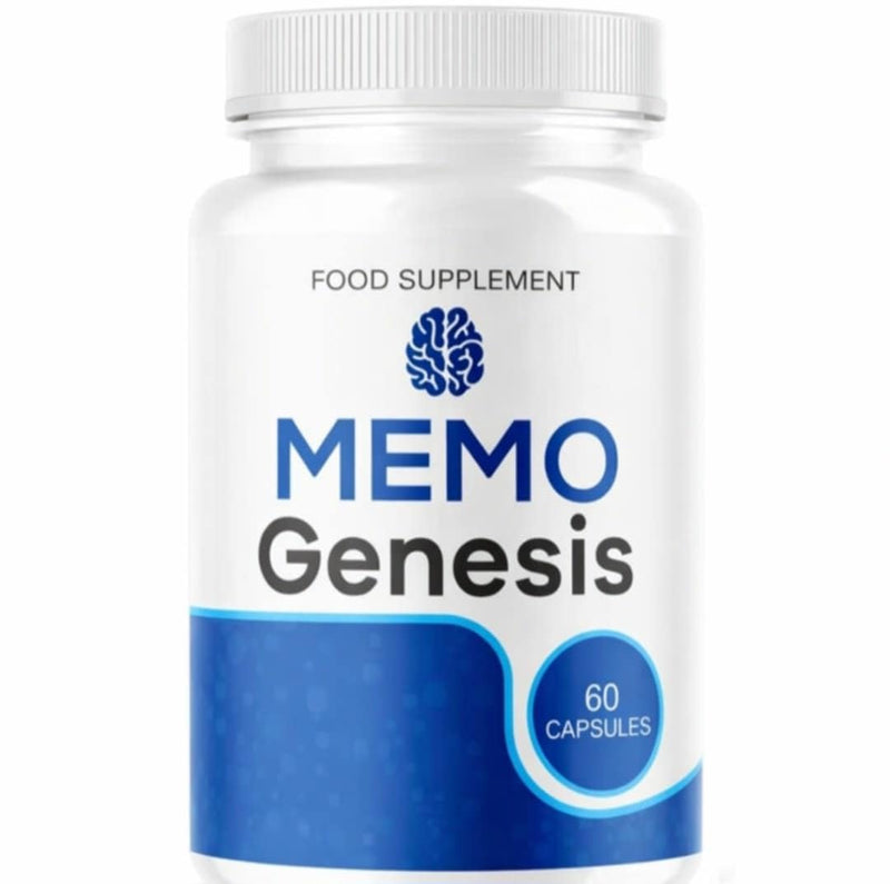 Memo Genesis Brain Support Supplement – Cognitive & Focus Support Formula – Supports Brain Energy & Concentration – Daily Nootropic Supplement – 60 Capsules/New & Sealed
