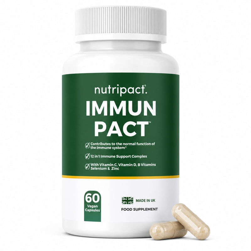 Advanced Immune Support Supplement for Women & Men – 12-in-1 Vitamin, Mineral & Botanical Complex with Vitamin C, Vitamin D3, Zinc, Selenium, Elderberry, Quercetin, Rosehip & Vitamin B12 – 60 Capsules