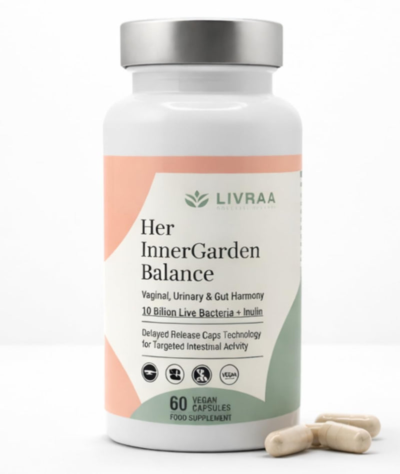 Bio Balance Probiotics for Women – Vaginal, Urinary & Gut Probiotics Support | Supports Natural Bacterial Balance & Intimate Flora | 10 Billion CFU Bio Cultures with Inulin | 60 Vegan Capsules