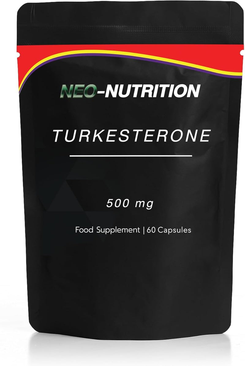 Turkesterone Capsules Pure 500mg Natural Ajuga Turkestanica Extract Ecydysterone (120 Capsules) 120 count (Pack of 1)