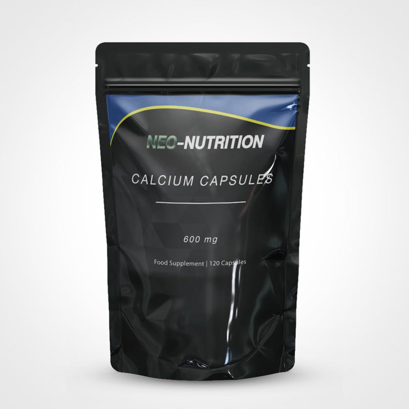 Neo Calcium Citrate Capsules - High Dose of Pure Calcium Citrate for Strong Bones & Teeth - 120 Capsules - Vegan & Additive-Free 120 count (Pack of 1)
