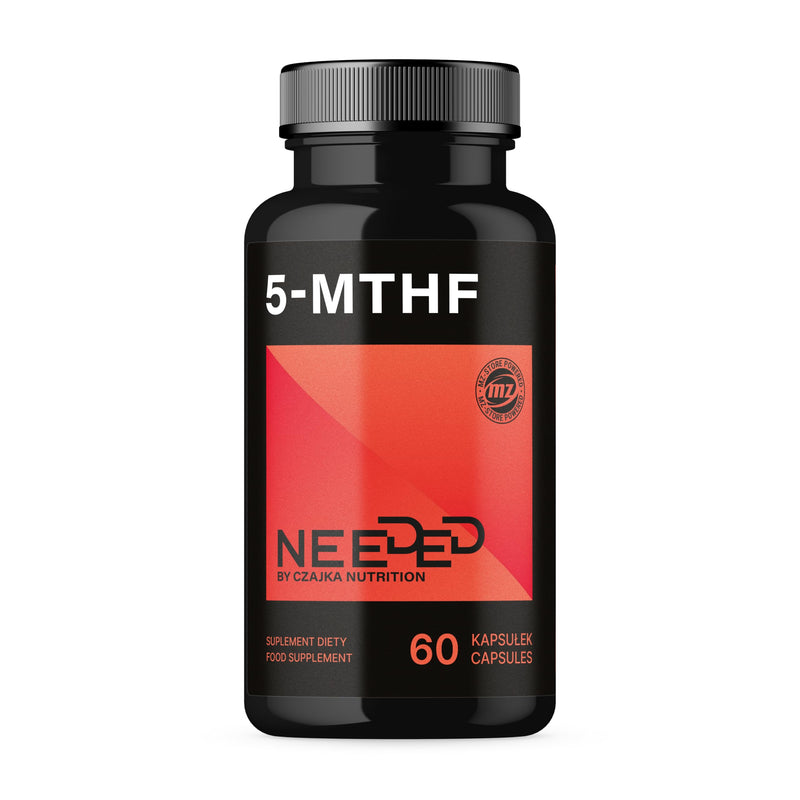 5-MTHF L-Methylfolate 400 µg - 60 Vegan Capsules | 60-Day Supply - Brain Support & Energy & Vitality - Needed