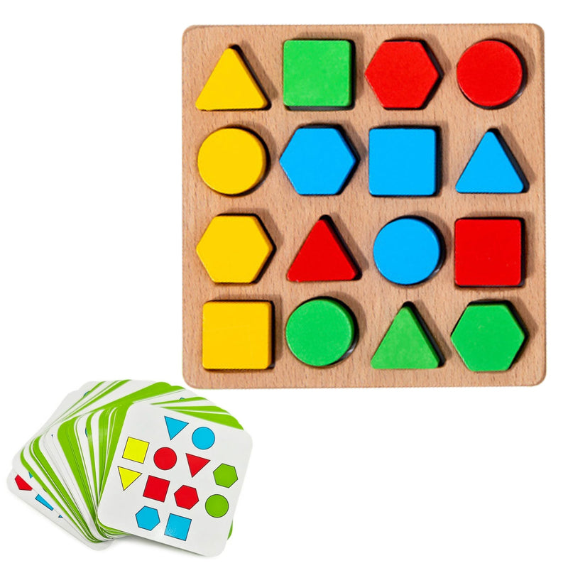 Wooden Dementia Games for Adults, Memory Aids & Brain Training, Dementia Puzzles, Fidget Toys & Hand Games for Elderly, Cognitive Activities, Memory Card Game, Dementia Gifts