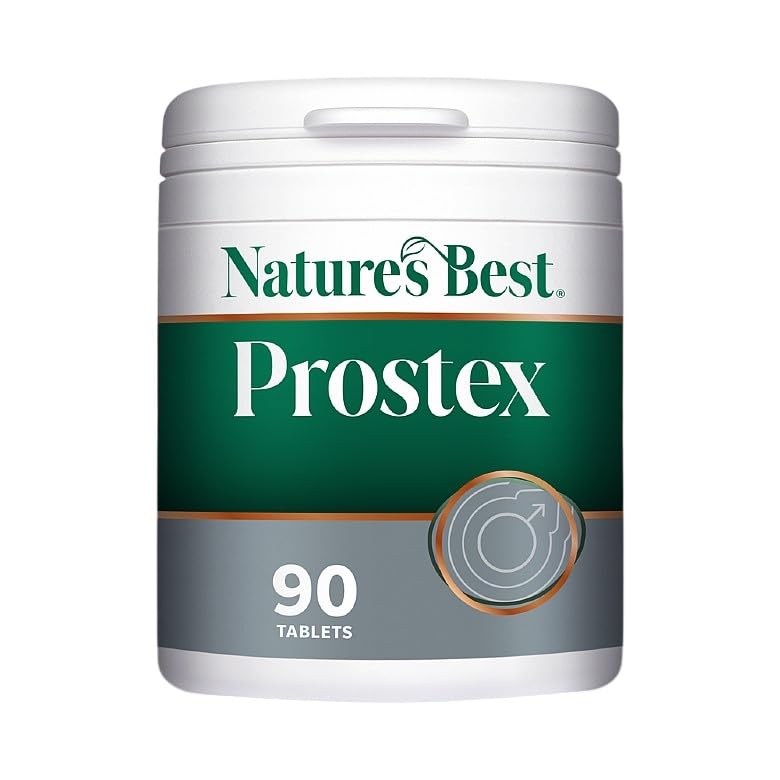 Nature’s Best Prostex - High Strength Men’s Health Supplement with Beta Sitosterol, Zinc & Vitamin D3 - Testosterone, Fertility & Immune Support - 90 Vegan Tablets (1+ Month Supply)