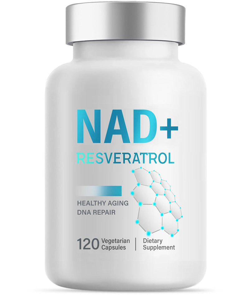 NAD+ Supplement 1000mg, 120 Count High Purity NAD+ for Cellular Vitality & Energy Metabolism 120 Count (Pack of 1)