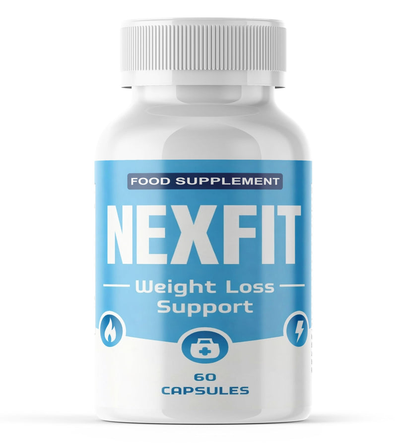 Nexfit Food Supplement – 60 Capsules – with Magnesium, Zinc, Green Tea Extract, MCT & Vitamin B Complex – Energy & Metabolism Support