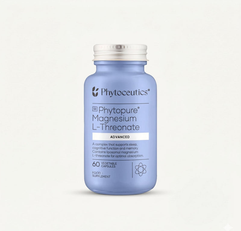 Phytopure® Magnesium L-Threonate Advanced – Brain-Targeted Magnesium – Supports Sleep, Memory and Cognitive Function – High-Potency Magnesium L-Threonate – 30 Capsules