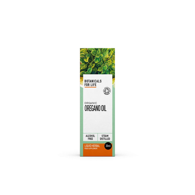 Botanicals for Life Organic Oregano Oil, 30ml, Digestive Health Support, Anti-Microbial, Anti-inflammatory, 250mg Oregano Essential Oil Blend, Cold Pressed Extra Virgin Olive Oil