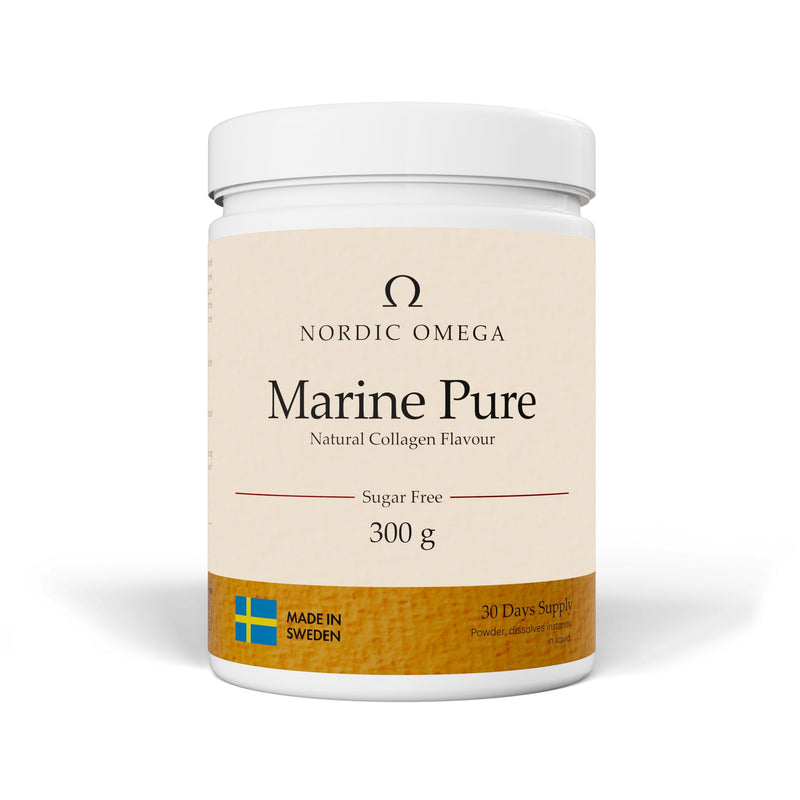 Marine Collagen Powder, Marine Pure, Natural Collagen Flavour, Sugar Free, 300g (1) 1