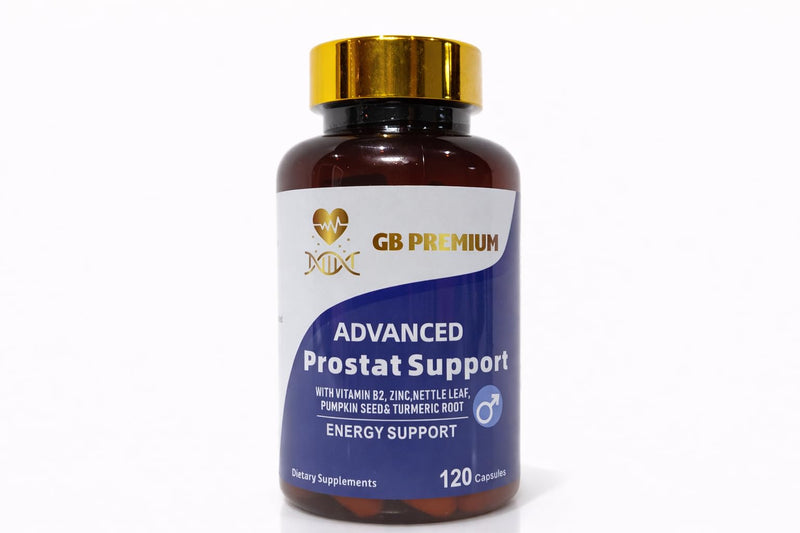 Advanced Prostate Supplement, 120 Capsules, with Nettle Leaf, Pumpkin Seed, Zinc, Turmeric & Vitamin B2
