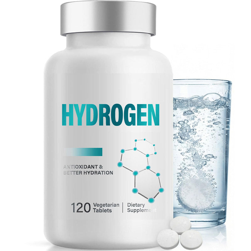 Hydrogen Water Tablets, 120 Count Molecular Hydrogen Tablets with Magnesium for Drinking Water 1 count (Pack of 1)
