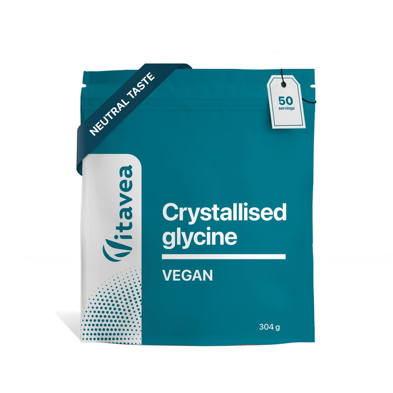 Crystallized Glycine 6000 mg per Serving – Vegan Amino Acid Supplement for Recovery, Joint Comfort & Restful Sleep – 50 Servings-Vitavea