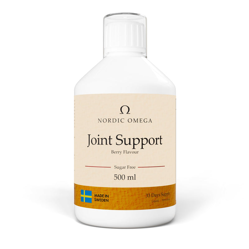 JointSupport Collagen, Berry Flavour, Sugar Free, 500ml, Made in Sweden (Pack of 1, Berry) 500 ml (Pack of 1)