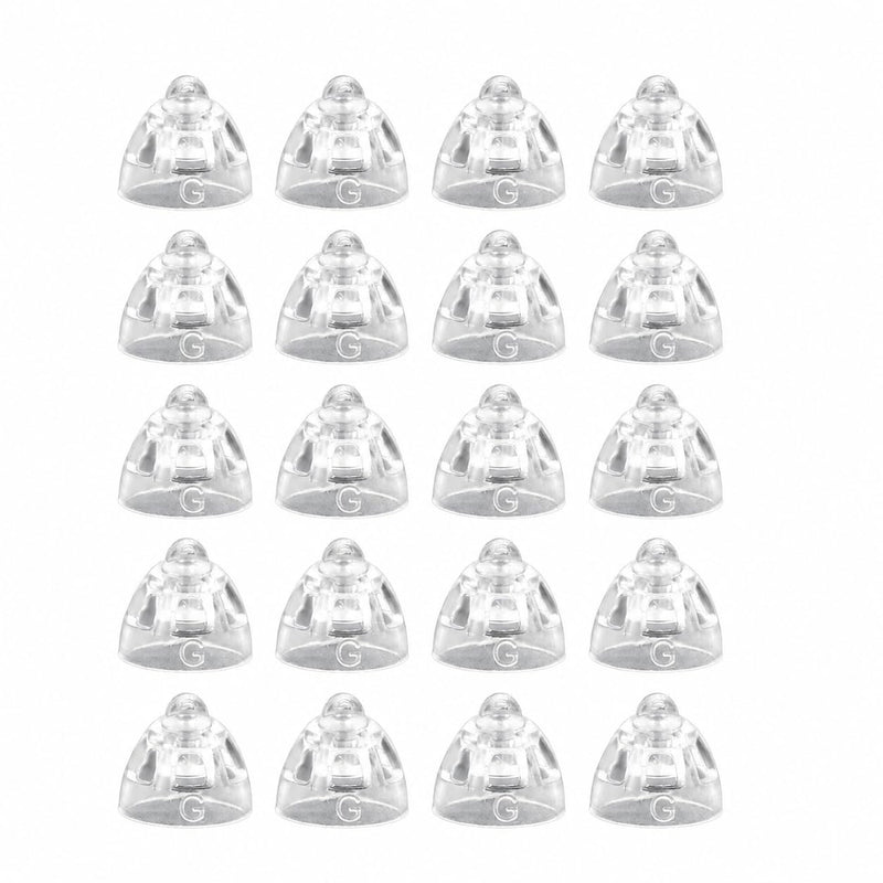 20 x Hearing Aid Domes, 8 mm, Universal Soft Silicone Ear Tips, Protection and Replacement for Hearing Aids, Comfortable, Durable and Easy to Install
