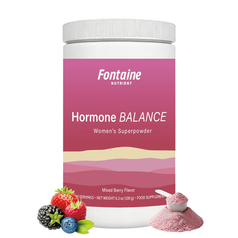 Superbalance Hormonal Support Drink Mix, Myo-Inositol Hormone Balance Supplement for Women, SRI-81 Shatavari, Myo-Inositol, Rhodiola Rosea, Vitamin C, Magnesium, Theobromine, 30 Servings,180g